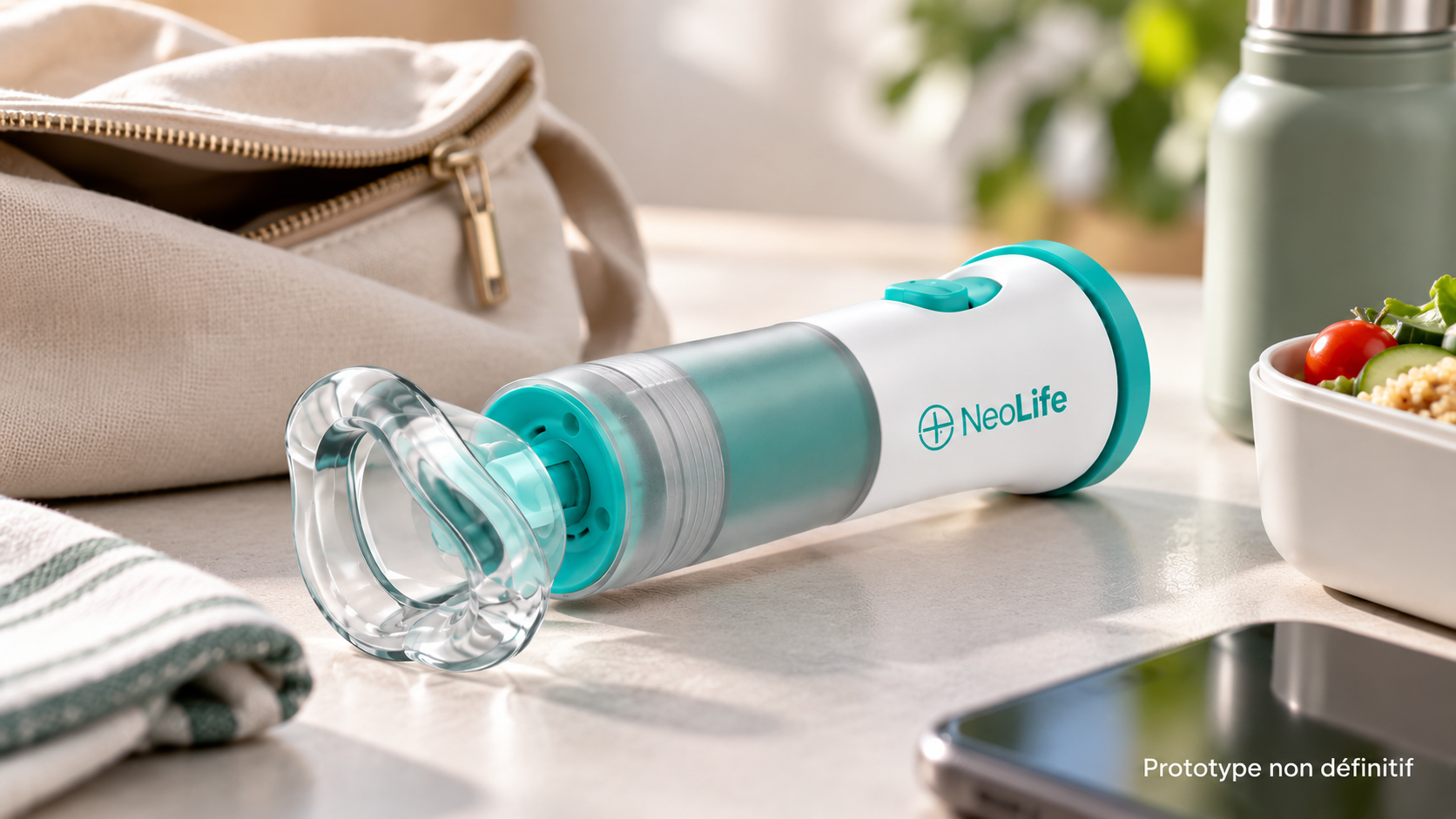 Appareil anti-étouffement NeoLife avec son masque