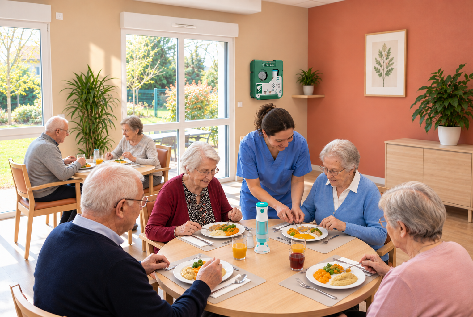 Repas en EHPAD médicalisé