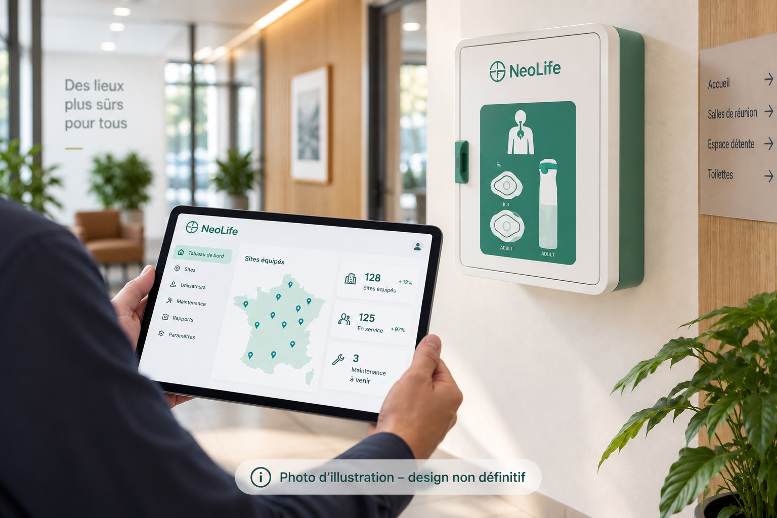 Boîtiers NeoLife installés sur plusieurs sites